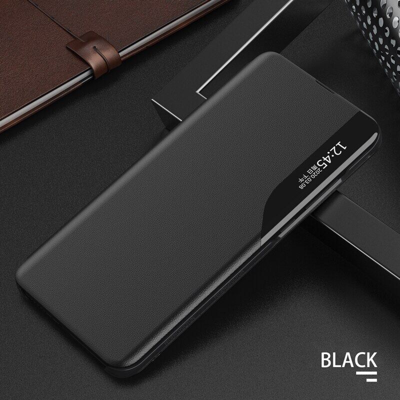 Leather Magnetic Smart Case for Samsung Galaxy A71 A51 A72 A52 S20 10 Plus Note 20 Ultra Note 10 9 Plus Stand Phone Cover Coque