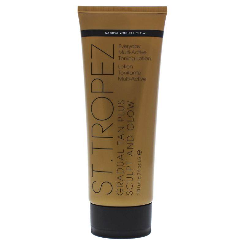Buy Gradual Tan Plus Sculpt and Glow Everyday Multi-Active Toning Lotion by St. Tropez for Unisex - 6.7 oz Bronzer Singapore