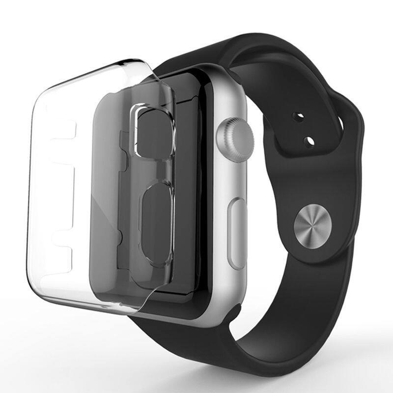 Hard pc case cover for apple watch 4 40mm 44mm protective clear case