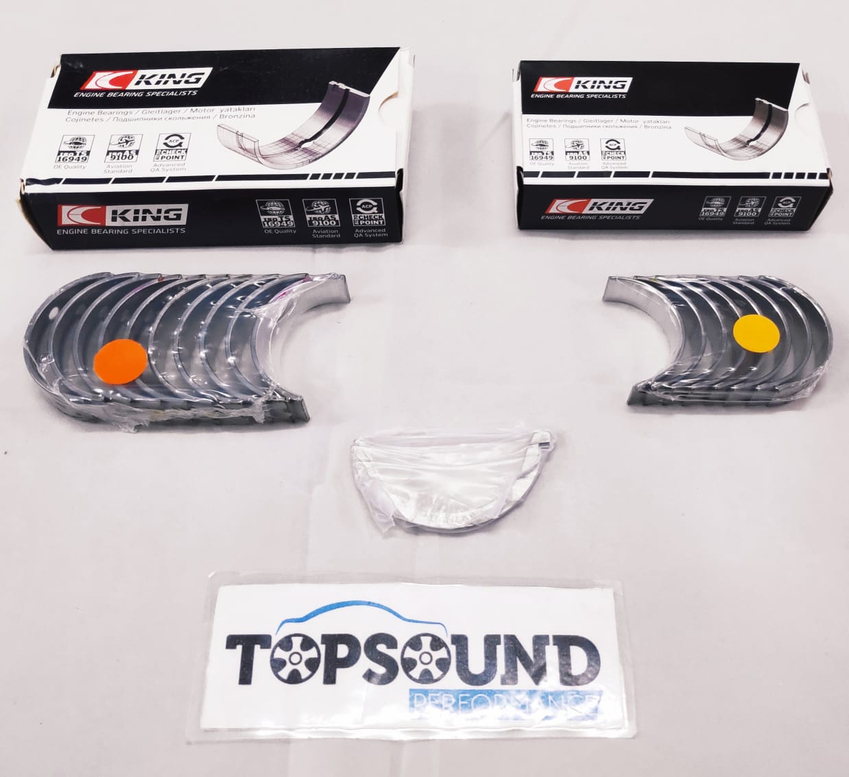 King Main Bearing Set MB5707SI – SI-Series Standard For Kia, Hyundai 2.0L, 2.4L, 12-Month Warranty
