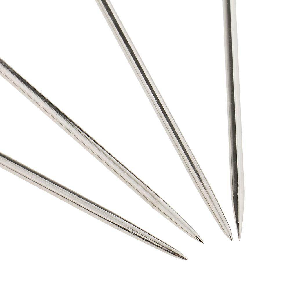Blesiya 4 Assorted Sizes Hand Sewing Needles For Easy Threading Darning Binding Bank Voucher