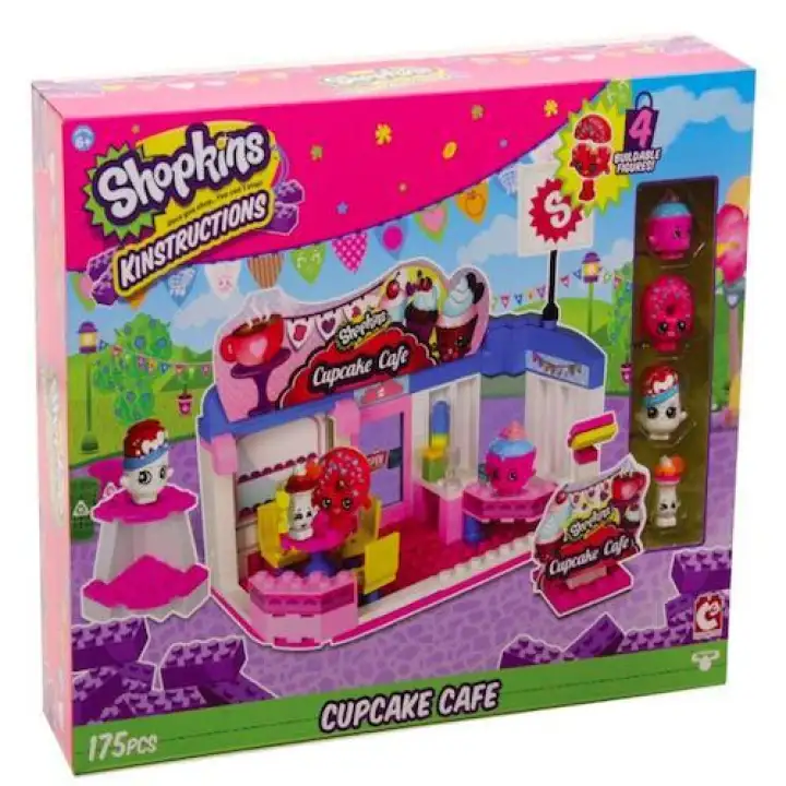 Shopkins Kinstructions Cupcake Cafe Set Toys For Boys Lazada