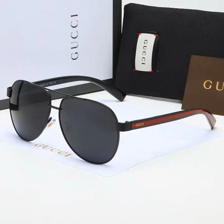 gucci black classic sunglasses
