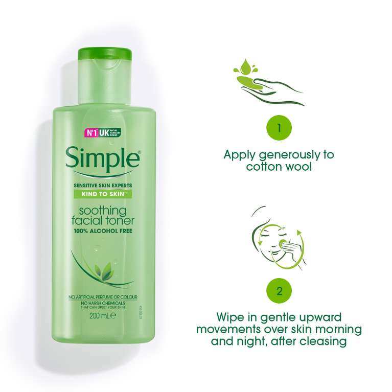 Simple Soothing Facial Toner 200ml Ready Stock Lazada