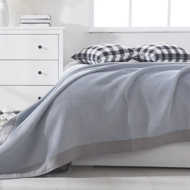 Japan Waffle Plaid Cotton Blanket For Bed Bedspread Queen King Cover Bedding Grey Throw Blankets Coverlet Lazada Singapore - What Size Throw For A Queen Bed Japan Waffle Plaid Cotton Blanket For Bed Bedspread Queen King Cover Bedding Grey Throw Blankets Coverlet Lazada Singapore - What Size Throw For A Queen Bed