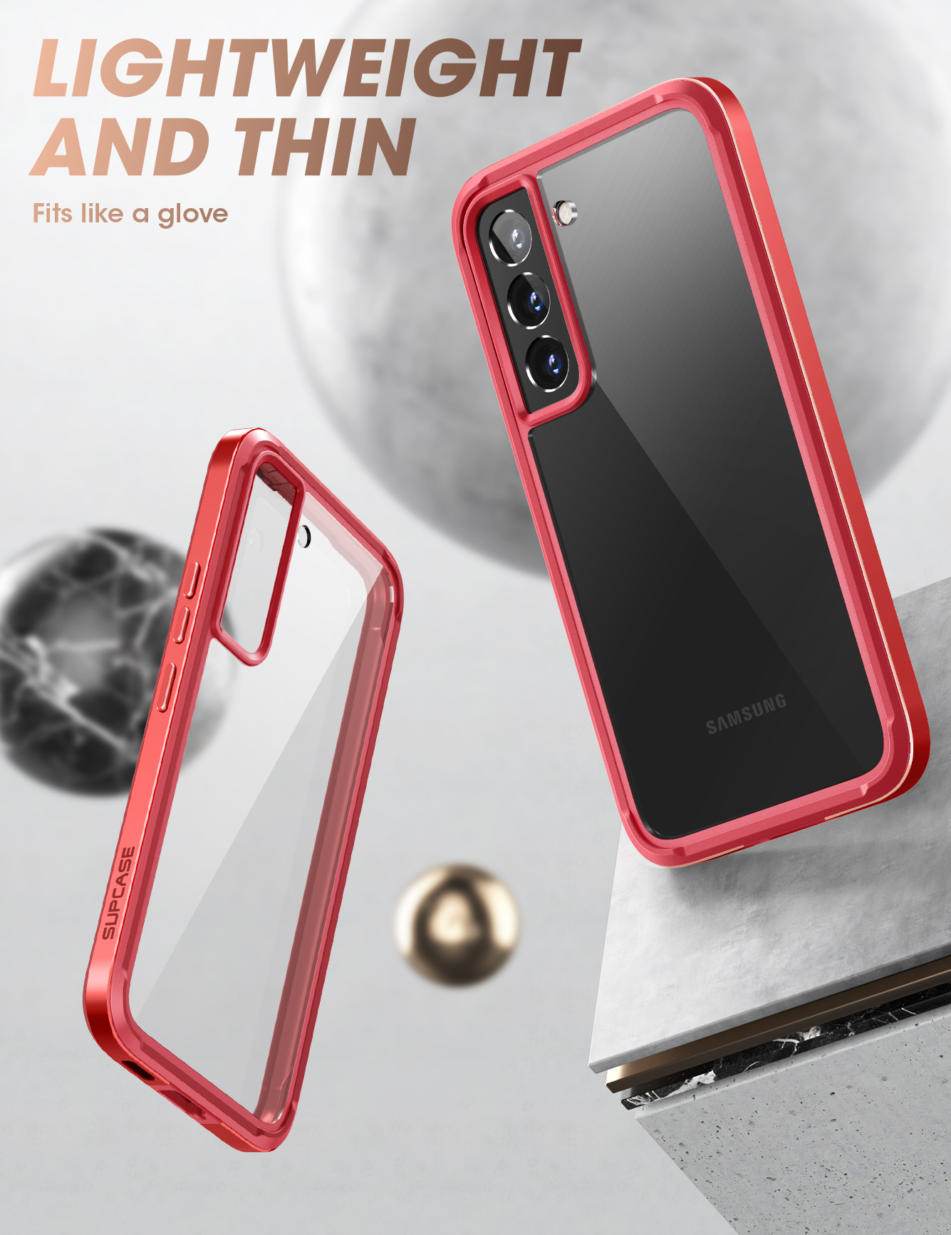 SUPCASE Ốp Cho Samsung Galaxy S22 Plus Ốp Lưng Trong Suốt Khung Mỏng UB Edge Pro Phát Hành 2022 Với Bảo Vệ Màn Hình Tích Hợp