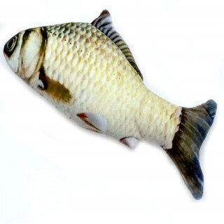 Đồ Dùng Cho Mèo Mô Phỏng Cá Gối Hình Mèo, Bắt Điên Nhà banh