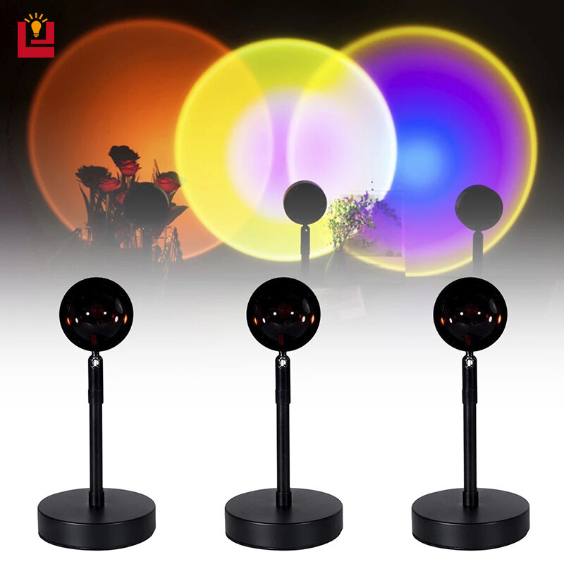 B&B Led Projection Light Live Broadcast/Photograph Background Atmosphere Light 5w Rainbow/Sunset