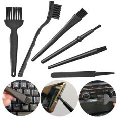 MJT3970 Bộ Dụng Cụ Vệ Sinh Máy Tính Dễ Di Chuyển Nhỏ Nhựa Chống Tĩnh Điện Tay Cầm Nylon Chổi Lau Bàn Phím Vệ Sinh Dụng Cụ Làm Sạch