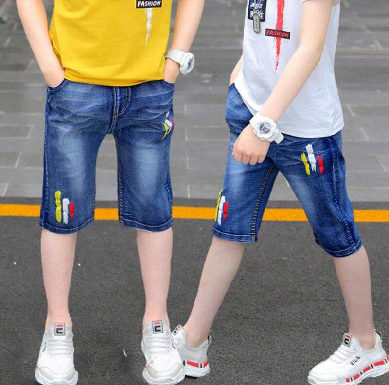 Nơi bán Holidaykids Trẻ Em Của Mặc Quần, Trong Mùa Hè Bé Trai Jeans Quần Soóc Trẻ Em, Quần Ống Túm Quần Lót Giải Trí Phiên Bản Hàn Quốc Cho Bé Trai AHFP0003