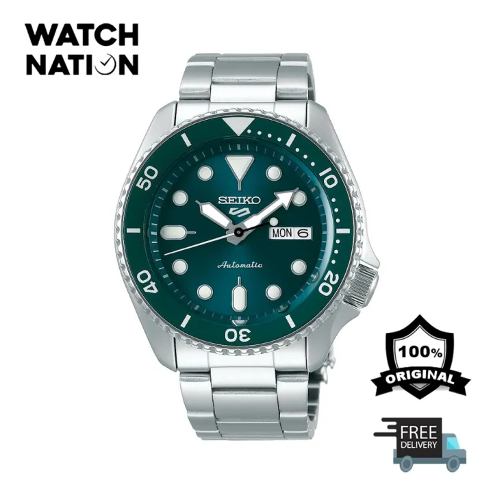 seiko 5 automatic green
