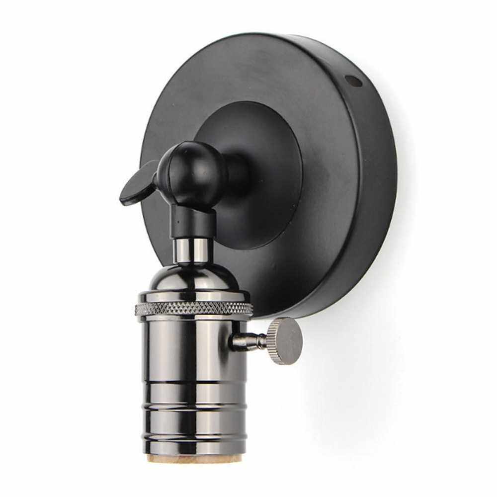 Modern Vintage Wall Lamp Bulb Holder Socket Sconce Hard Wired