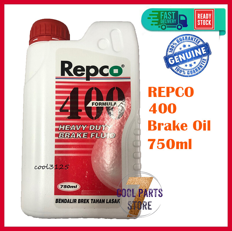 REPCO 400 Brake Fluid DOT 3 400ml & 750ml (Minyak Brake) 100