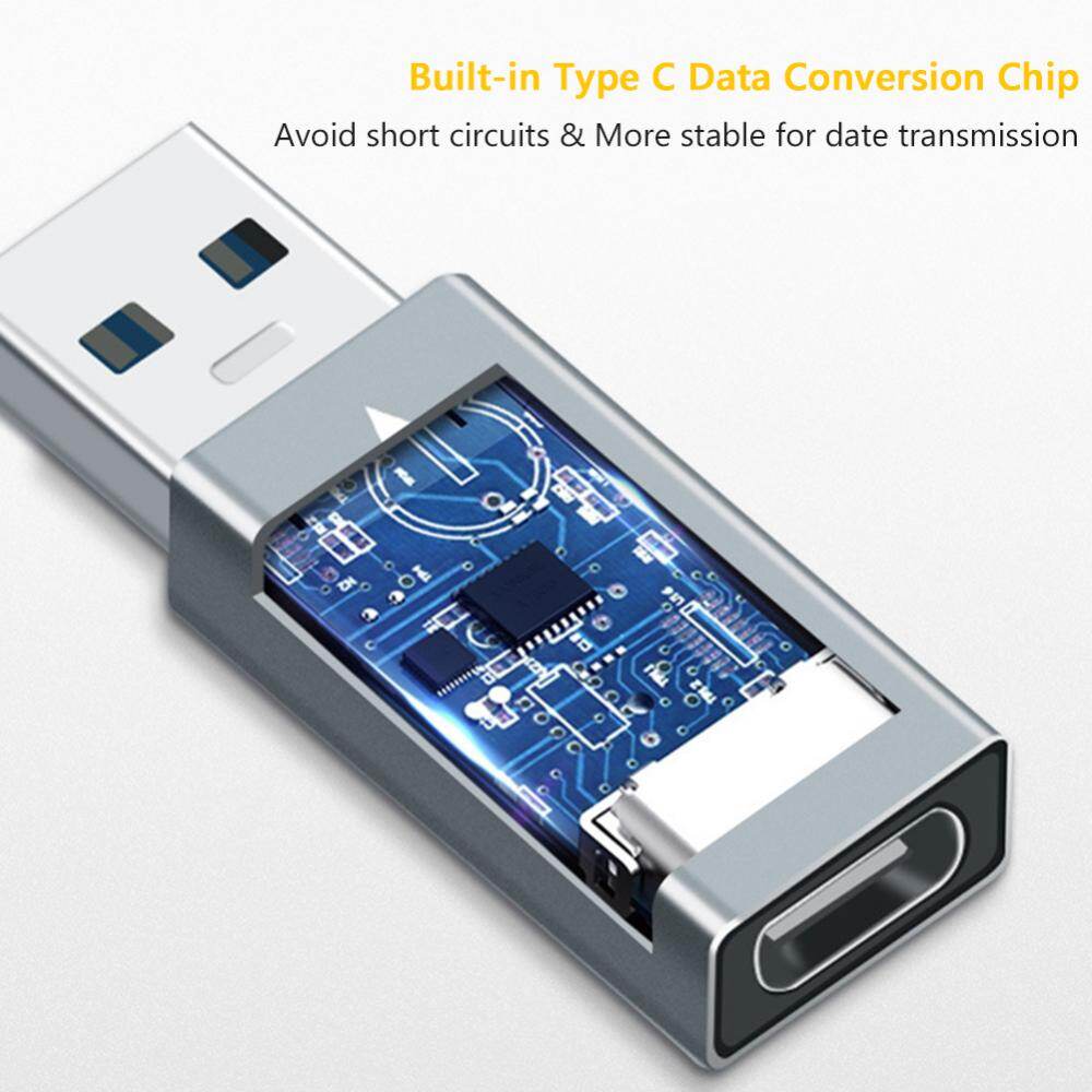 10Gbps USB Type C Converter Adapter USB 3.0 to Type C Adapter for Computer PC Charger Plug
