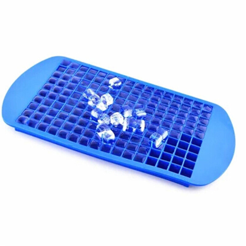 Summer 160 Grid Small Square Silicone Ice Grid Crushed Ice Ice Grid Ice Maker Ice Mold Ice Cube Mold