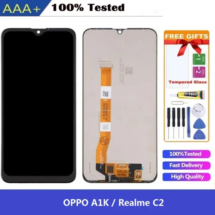 Original For Realme C2 Oppo A1k Lcd Touch Screen And Digitizer Assembly Replacing Part Lazada Singapore