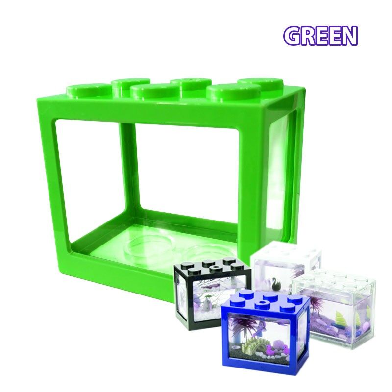 EONS 💖 Tangki Ikan Kecil Mini Cute Fish Bowl Aquarium Tank Goldfish For