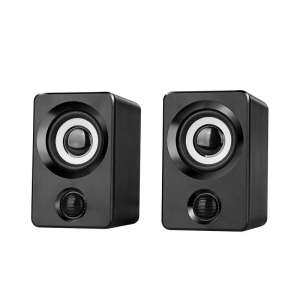 โต๊ะ MINI Audio สายลำโพง USB Powered AUX-In สำหรับเพลง/เกม/ภาพยนตร์ Active สเตอริโอเสียงสำหรับแล็ปท็อป /PC
