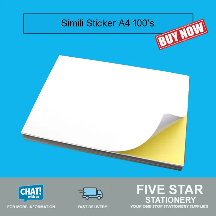 sticker paper for normal printer