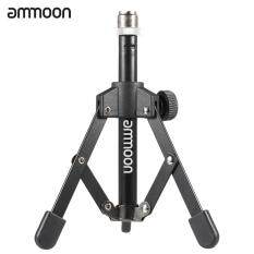 Ammoon MS-12 Mini Có Thể Gập Lại Máy Tính Để Bàn Máy Tính Để Bàn Chân Đế Mic