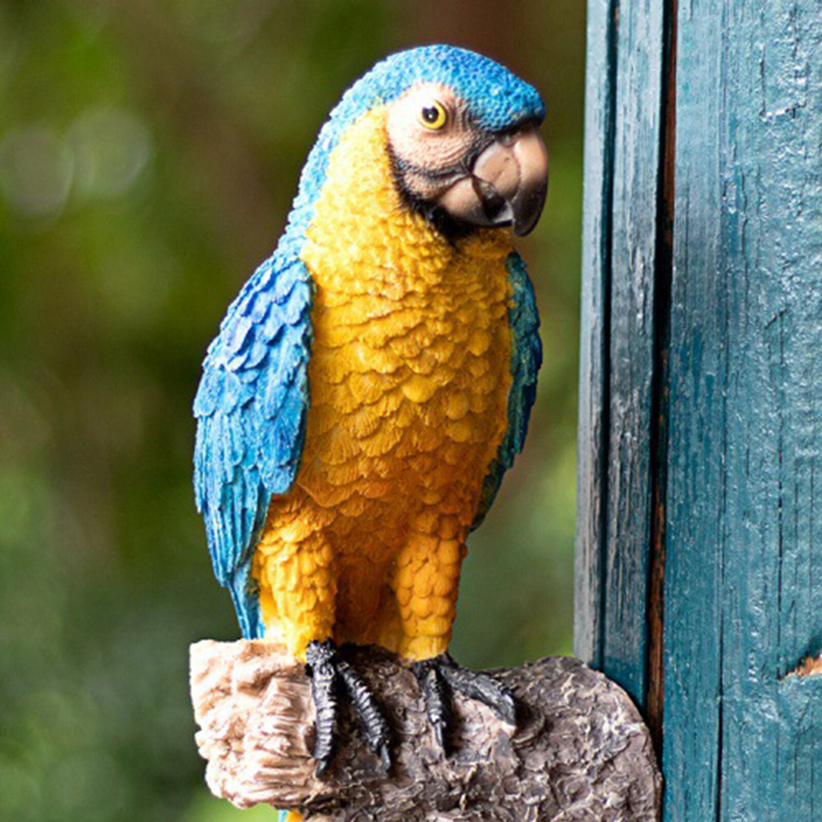 Blesiya Tượng Vẹt Vườn Bằng Nhựa Mô Phỏng, Sân Sau Macaws Bãi Cỏ Trang Trí Tường Hình Chim