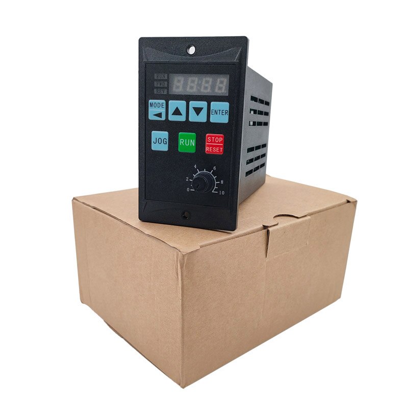 {：“》： 0.75KW Frequency Converter RS485 Add Motor Driver 750W MCU 220V Single Phase Input 220V Three-Phase Output Electric Inverter