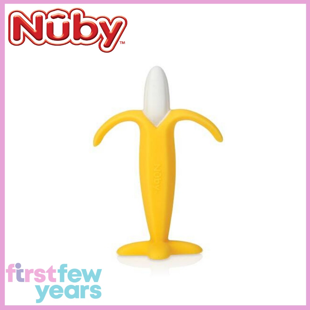 nuby banana teething toothbrush