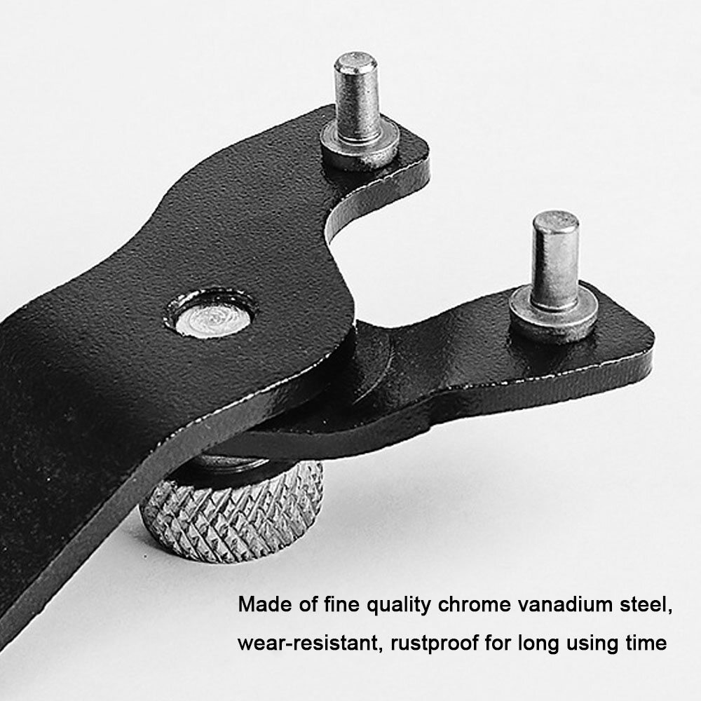 KKmoon Adjustable Opening Distance Angle Grinder Spanner Angle Grinder Wrench Trimmers Edges Cutting Machine Wrench Angle Grinder Disassemble Tool