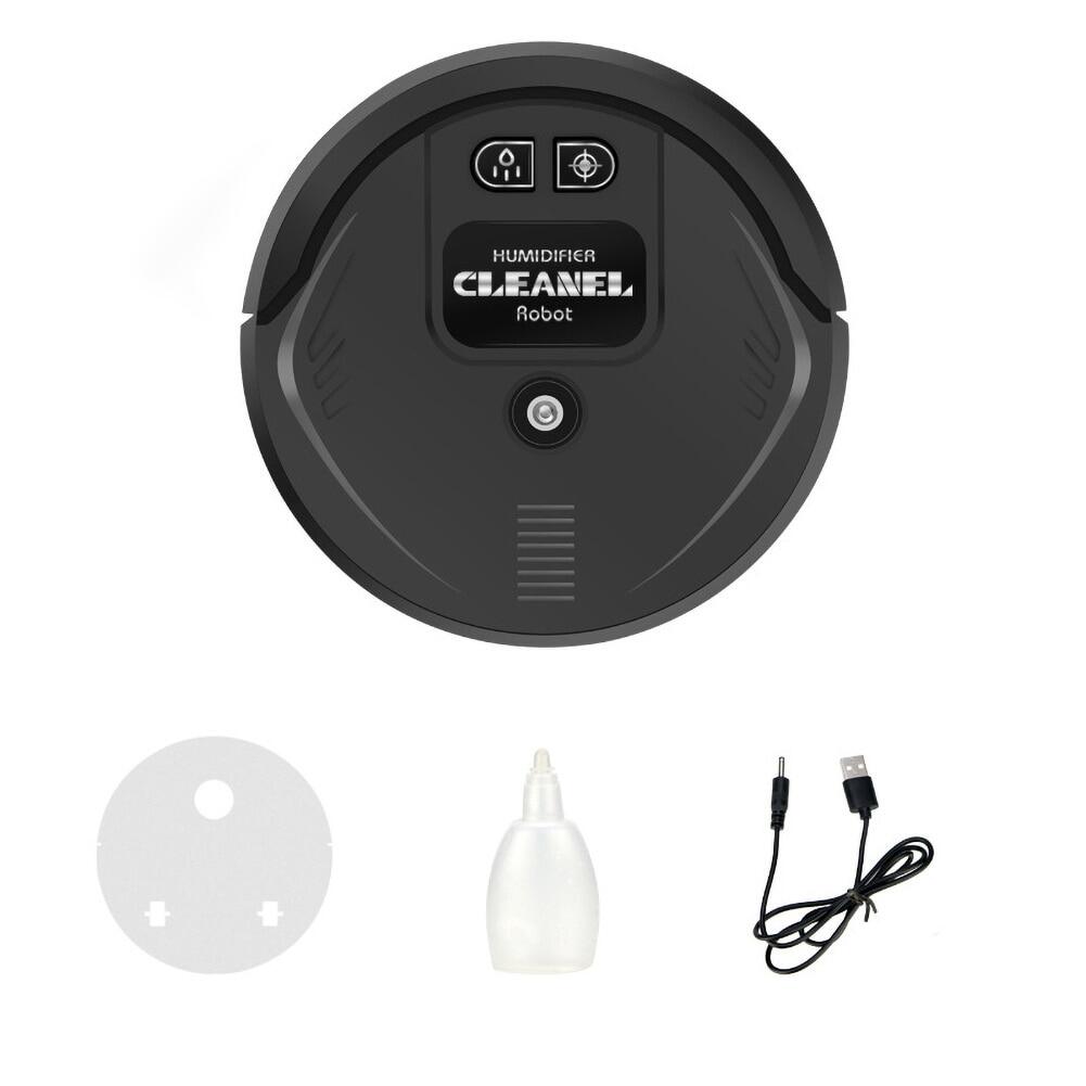 Cordless Cleaning Robot Sweeper Smart Rechargeable Auto Sweeping Robot UV Disinfection Diffuser Strong Suction USB Charging