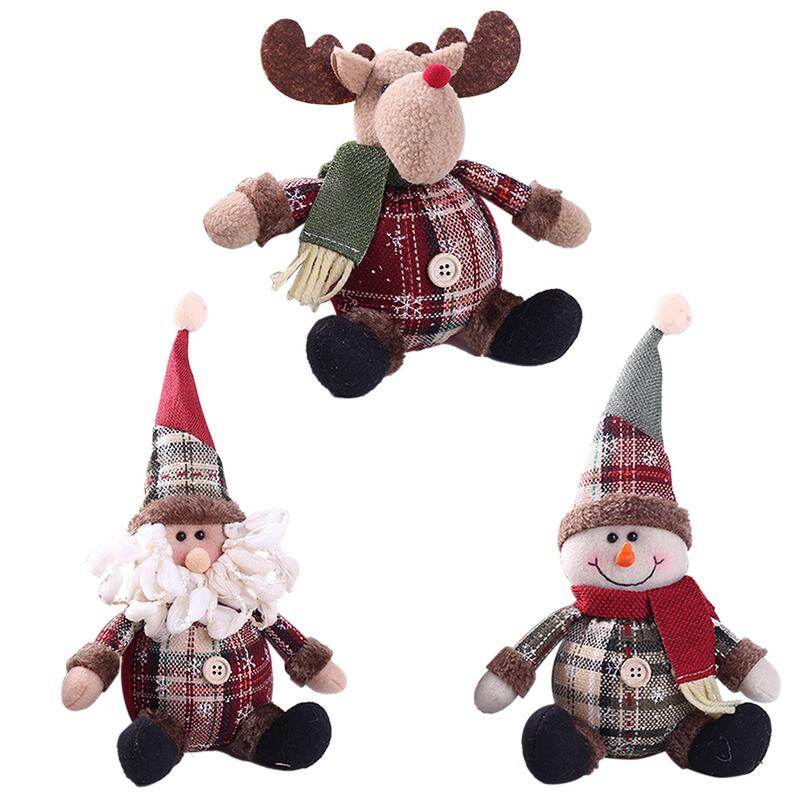 Santa Claus Christmas Doll Merry Christmas Decorations for Home Elk Christmas Ornaments Xmas Tree Decor Xmas Gifts