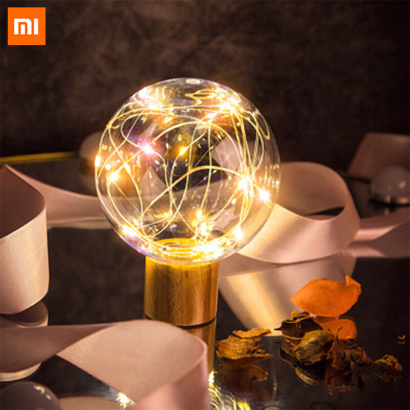Xiaomi Mijia Qualitell Portable Crystal Clear Starry Sky Night LED Light Energy Efficient Low Power Consumption Lamp Bedside Sleep Desk Soft Light With Eye Protection Holiday Romantic Gifts For Girls