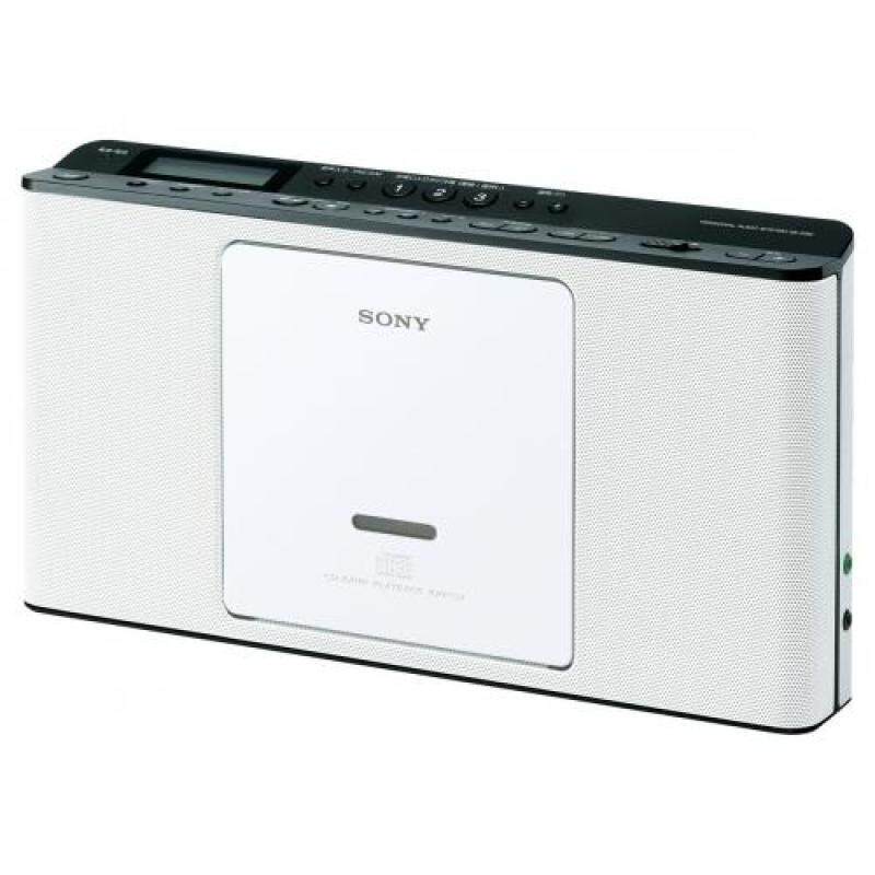 SONY CD Radio ZS-E80: FM / AM / FM wide corresponding language-learning featured white ZS-E80 W Singapore