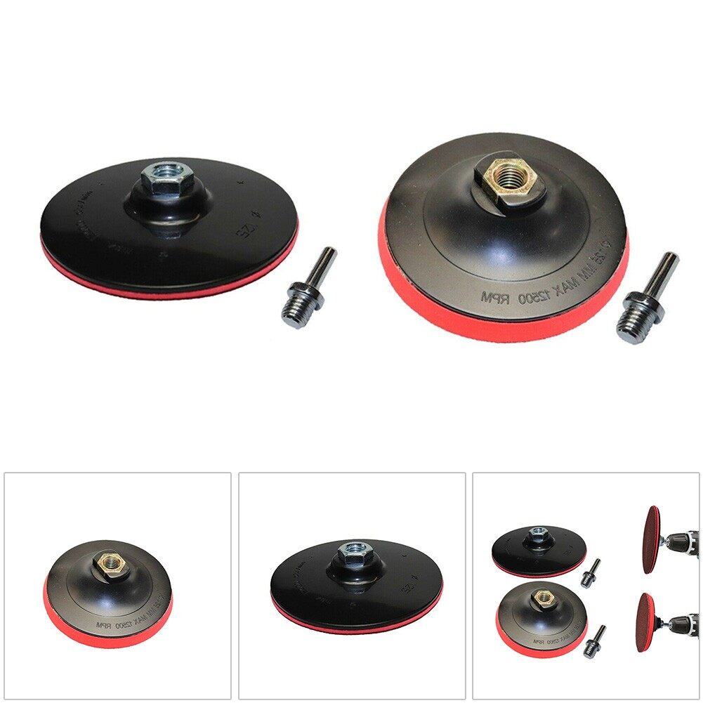 125mm Hook & Loop BACKING PAD for Sanding Discs Angle Grinder Drill Rubber Flat
