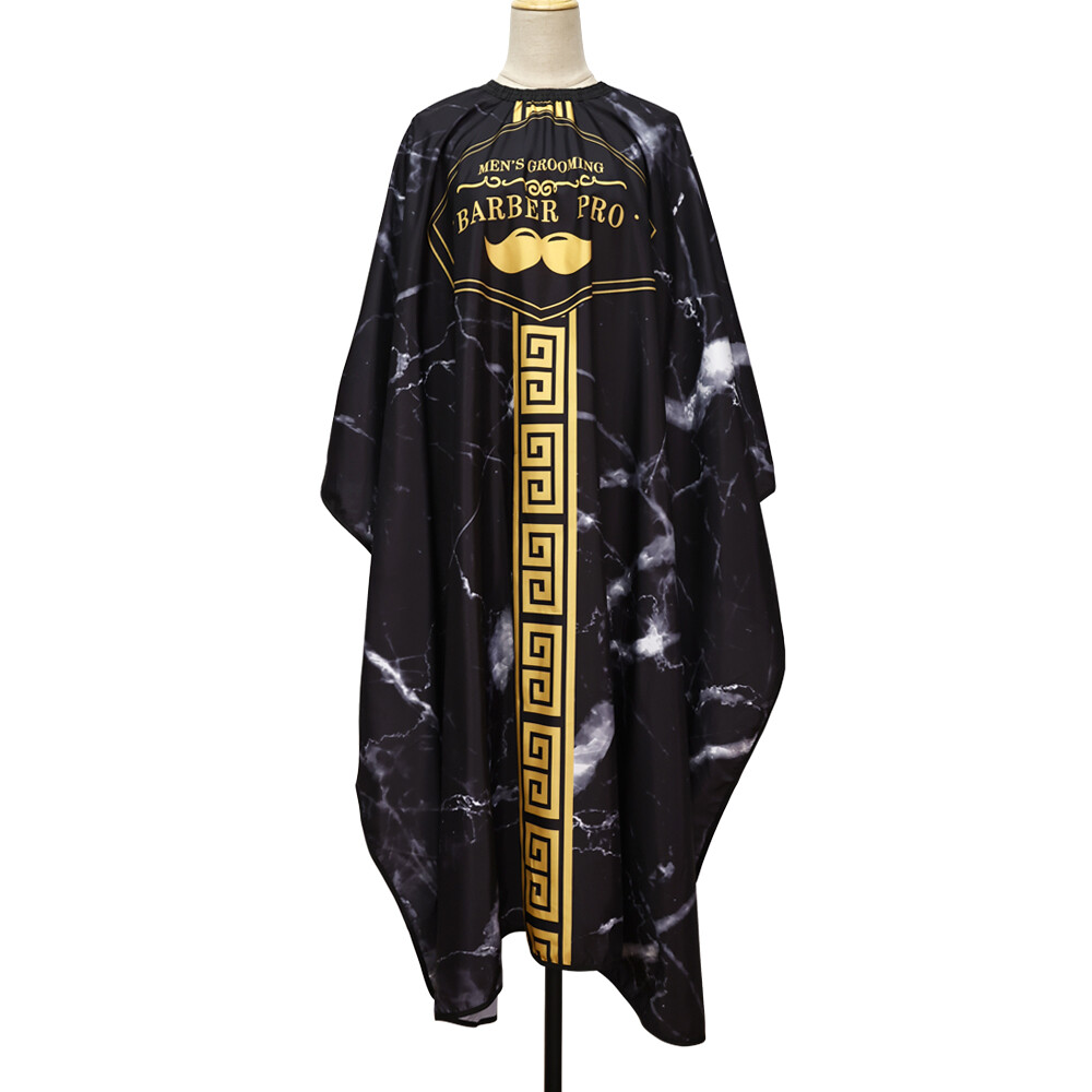 New Hair Cutting Cape Scissor Pattern Cloth Gown Coat Apron For Hairdresser Salon Wrap Barbershop Accessories