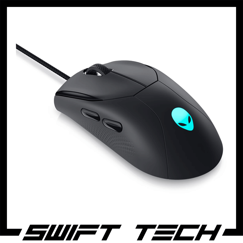 Alienware Wired Gaming Mouse AW320M with 19,000 Native DPI and
