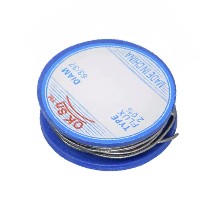 Cuộn thiếc hàn không chì OK Sn 63/37 0.8mm dài 1 mét