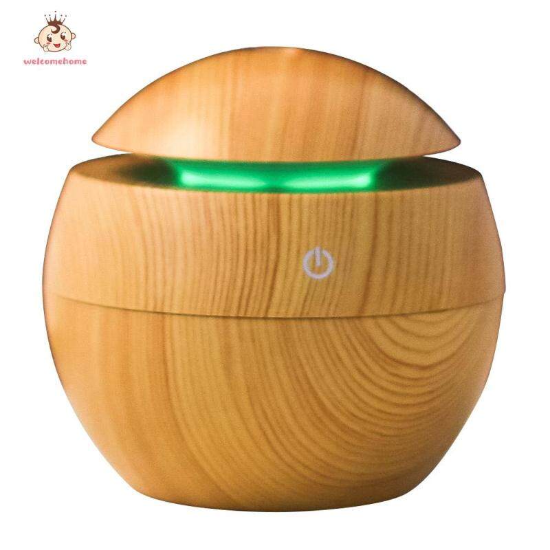 Ultrasonic Wood Grain Air Humidifier Mist Maker Air Dampener for Household Rooms Cars Airs Supplies Singapore