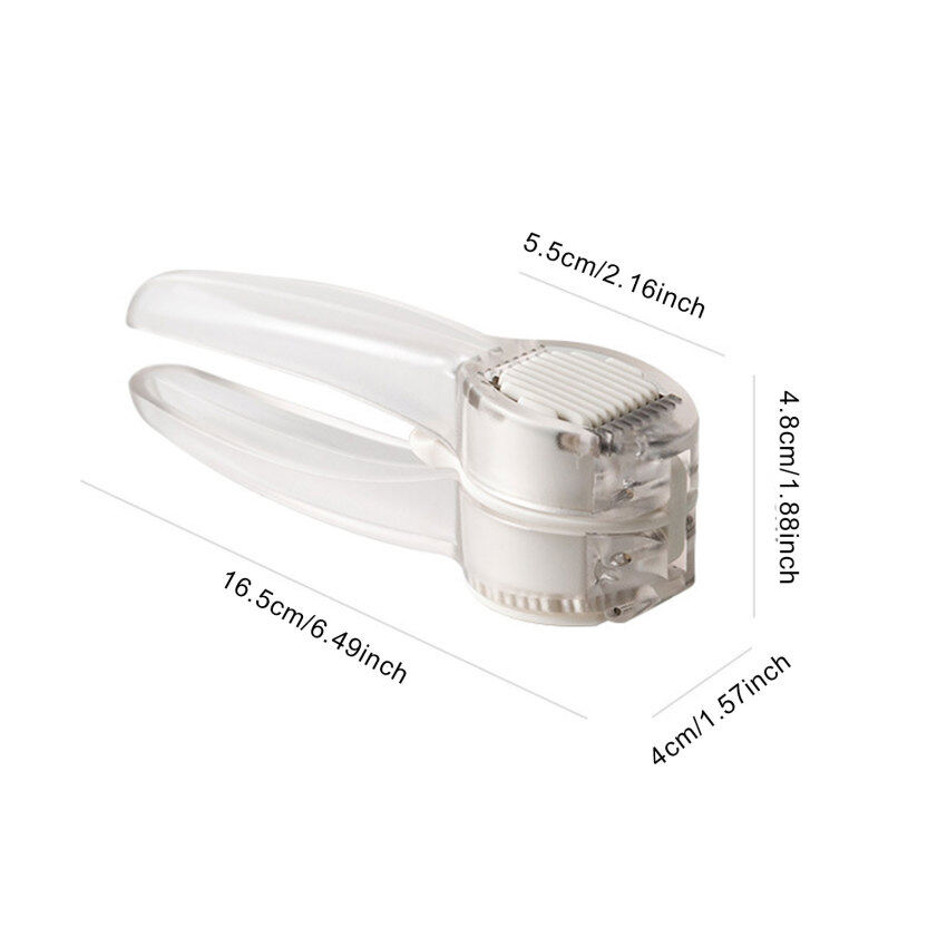 1pcs Garlic Press Manual 2 In 1 Multifunctional Garlic Slicer Stainless Steel Garlic Mincer Chopping Squeezer Kitchen Gadgets