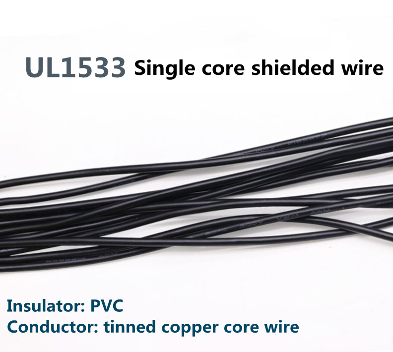 10M 30AWG Shielded Wire For Audio Single Core PVC Insulated Speaker Wire UL1533