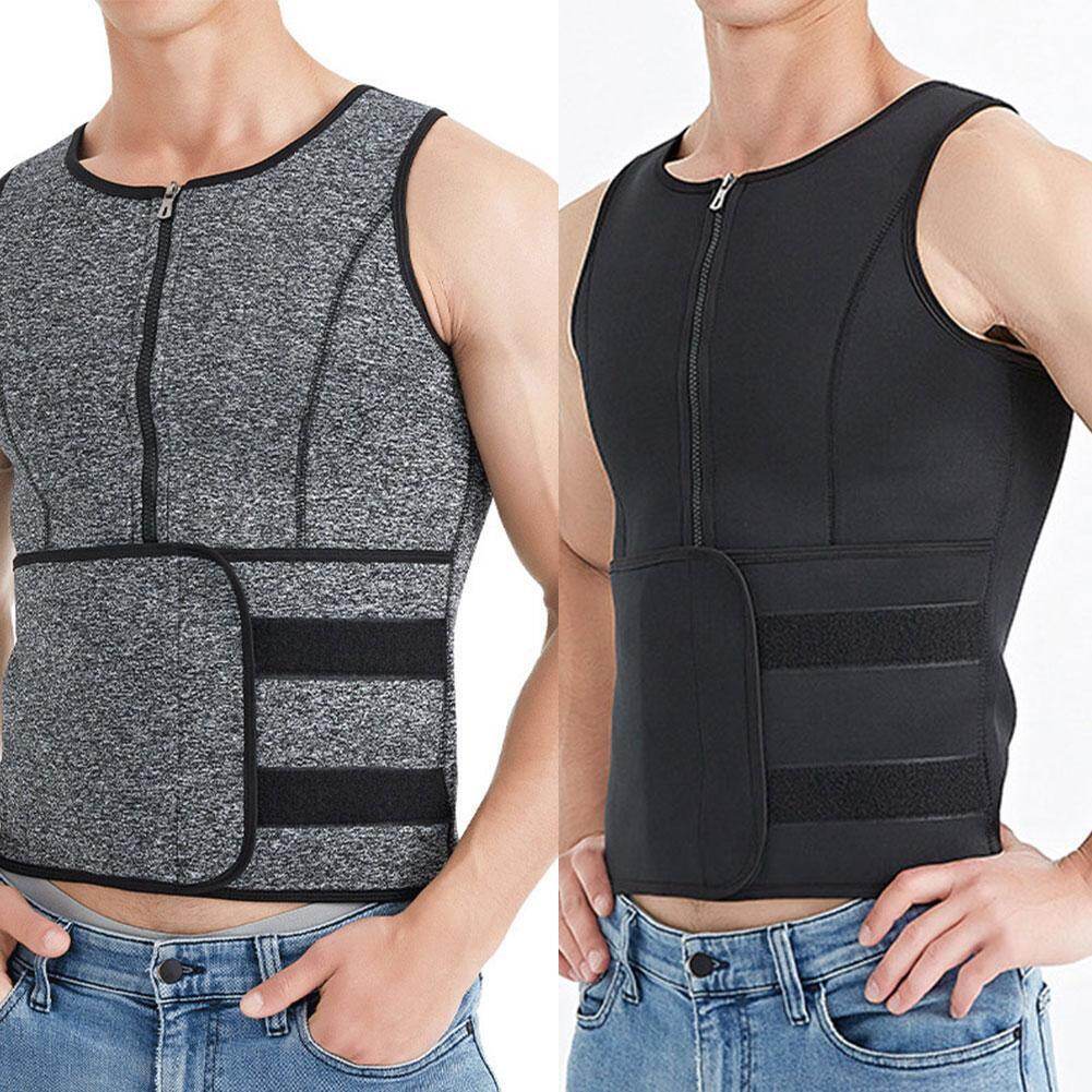 Kewlioo For Men Men's Sauna Suit Sweat Vest Tank Top Neoprene T