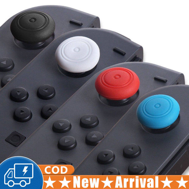 6 PCS Silicone thumbstick Thanh nhớ Thumb nút bọc cần điều khiển bìa cho Nintendo Switch joy-con điều khiển