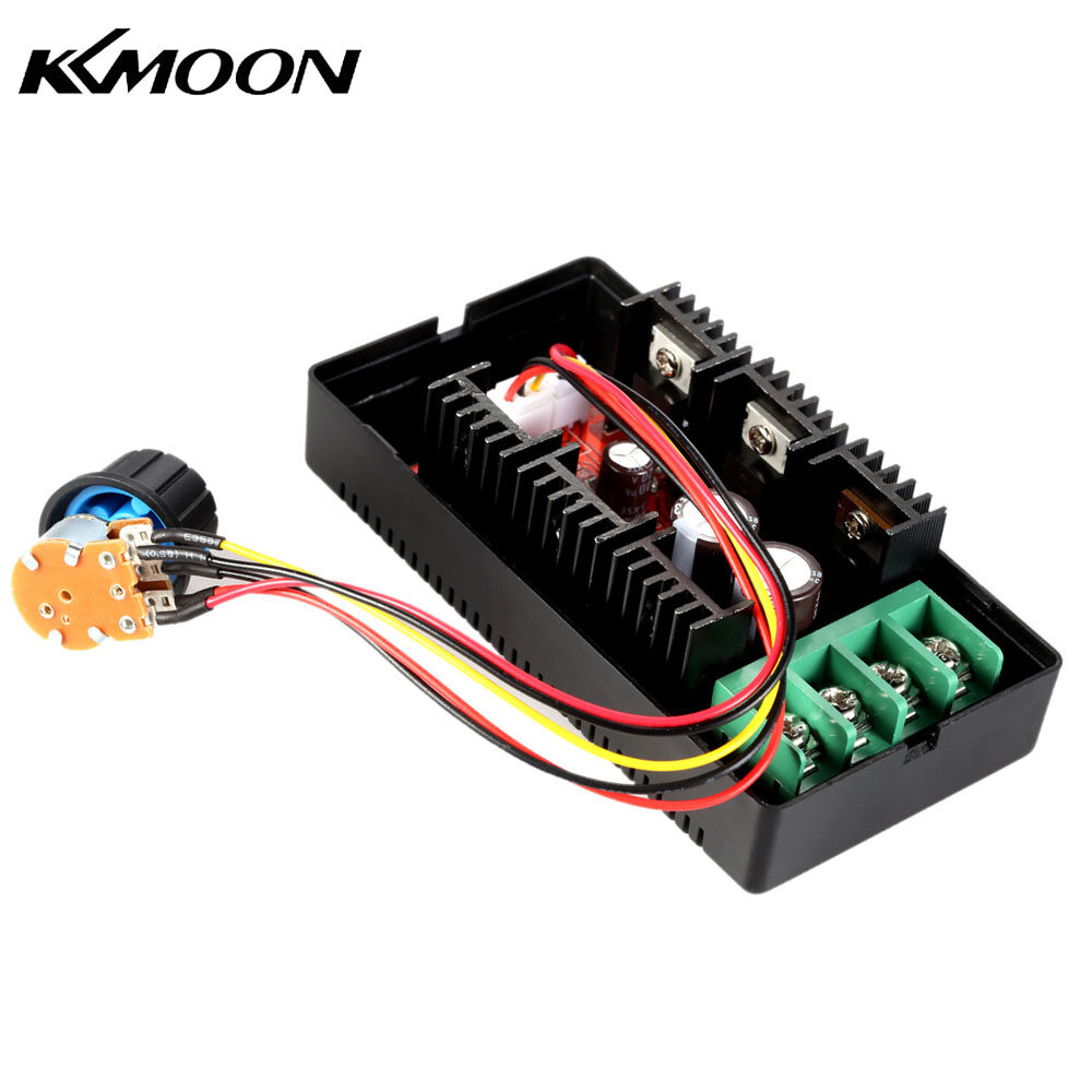 Kkmoon adjustable 10-50v/40a/2000w dc motor speed control pwm hho rc controller 12v 24v 36v 40v 50v speed adjuster