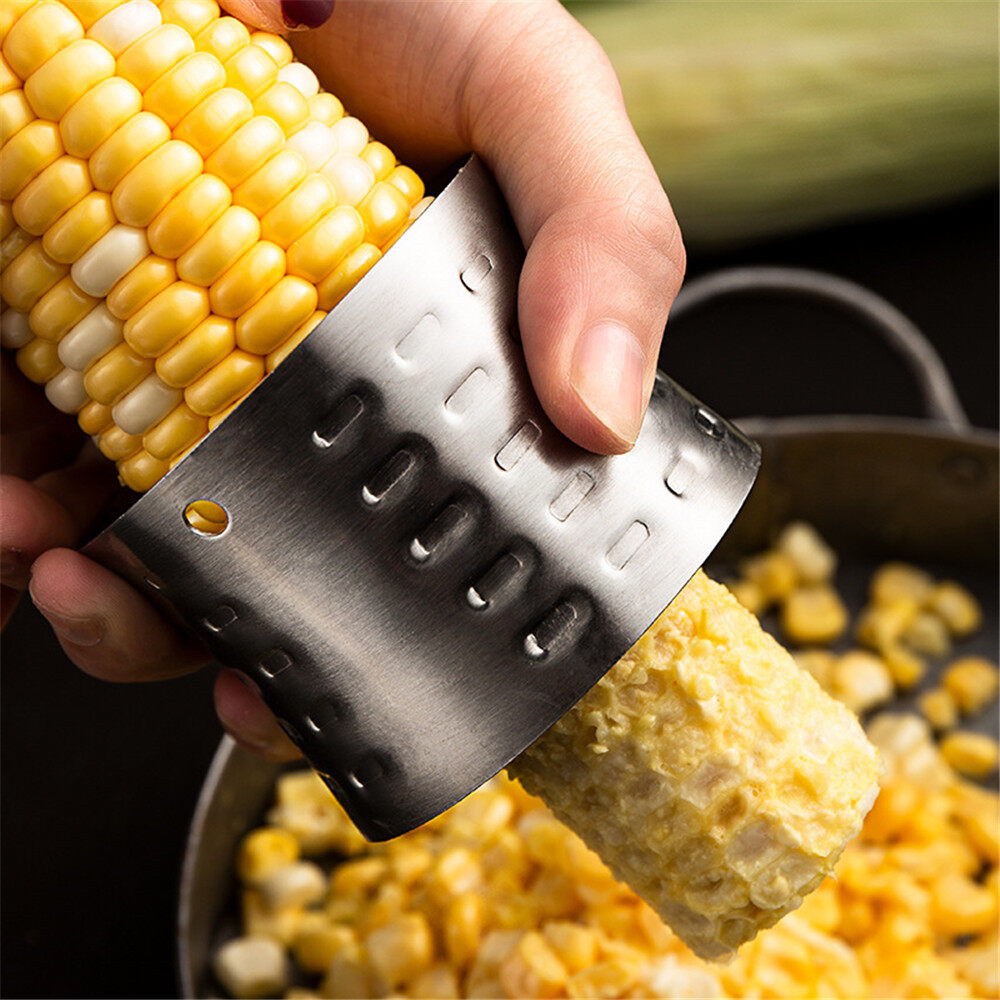【TaroBall】Stainless Steel Corn Stripper Separator Manual Peeling Threshing Thresher Kitchen Accessories
