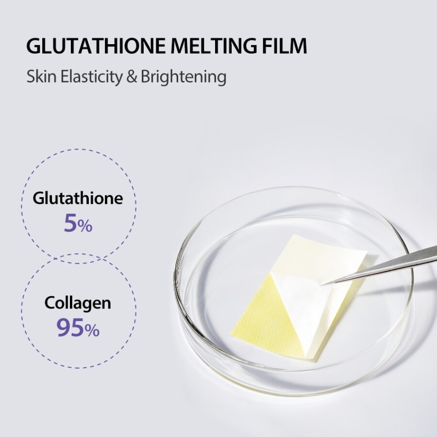 glutathione and coffee DERMAFIRM Glutathione Melting Film 0.4g x 10pcs facial skincare patch