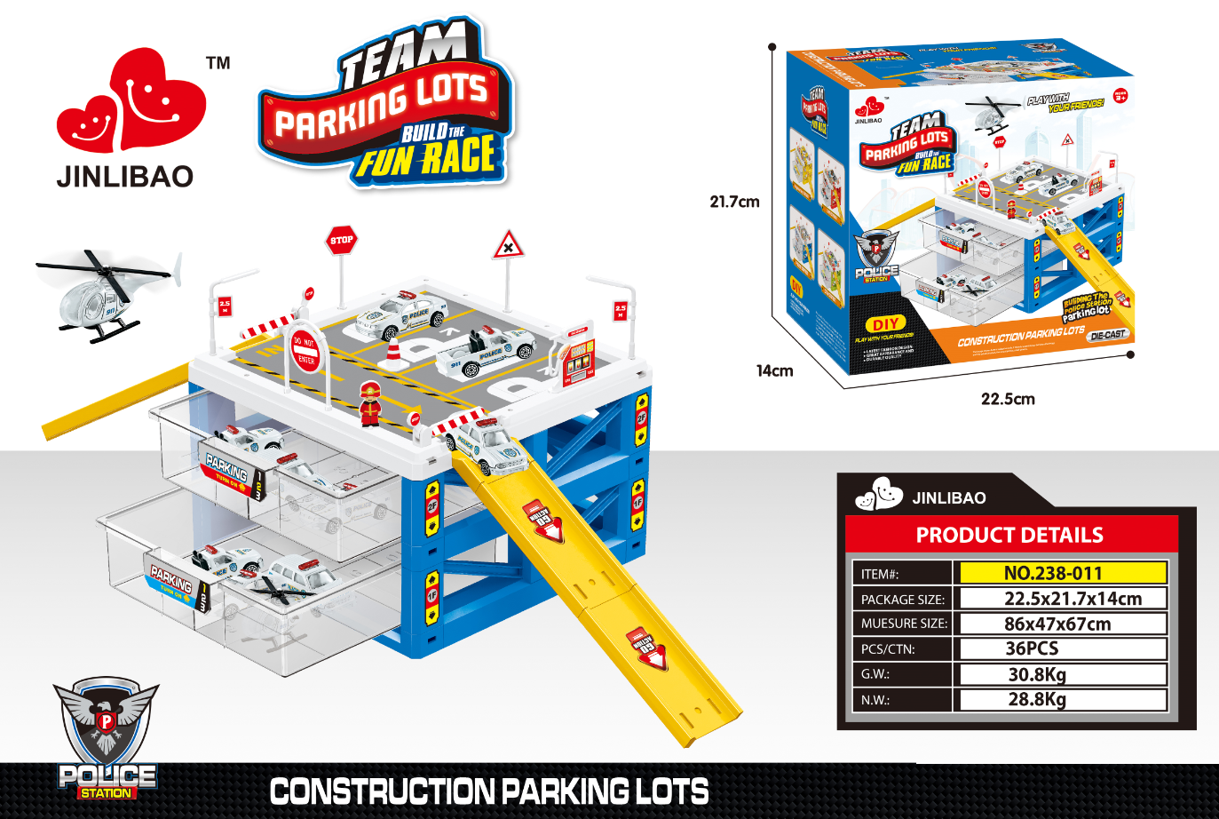 build your own wooden toy garage