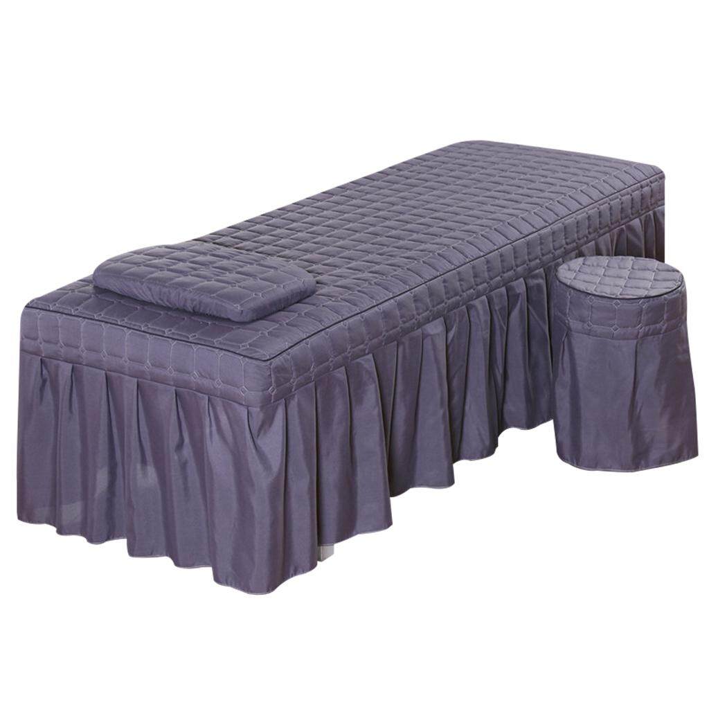 BolehDeals 190x80 cm SPA Massage Chăn Ga Gối Chân Váy Linen Làm Đẹp Tấm với Mặt Lỗ