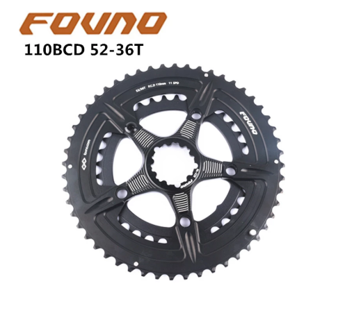 FOVNO 110BCD Chainring 50-34T 52-36T 53-39T Road Bike Double Chainwheel 1 PCS For Road Bike Bicycle Crown