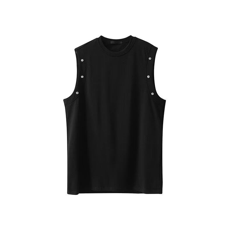 LIVE GREAT Casual men's vest Simple and stylish style Breathable solid color vest