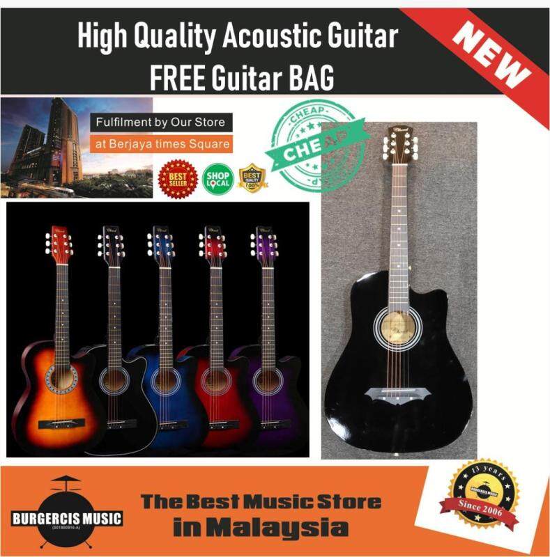 High Quality Acoustic Guitar 38 Inch FREE Guitar Bag Malaysia