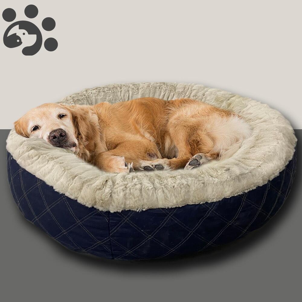 fluffy dog bed large